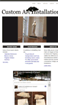 Mobile Screenshot of customartinstallations.com